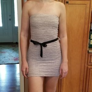 Route 3 strapless mini dress size M